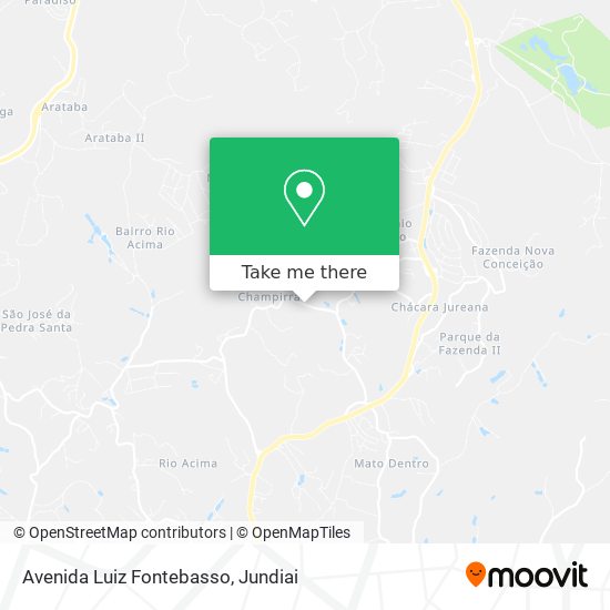 Avenida Luiz Fontebasso map