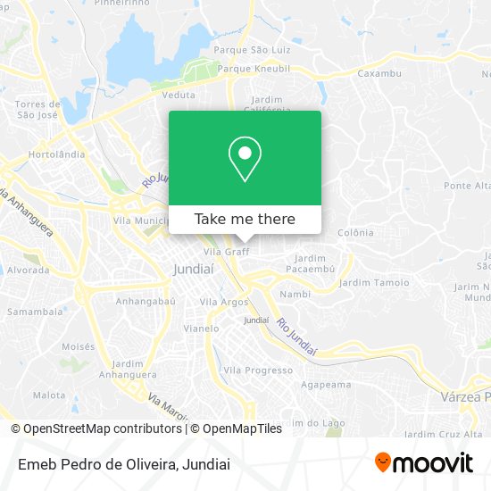 Emeb Pedro de Oliveira map