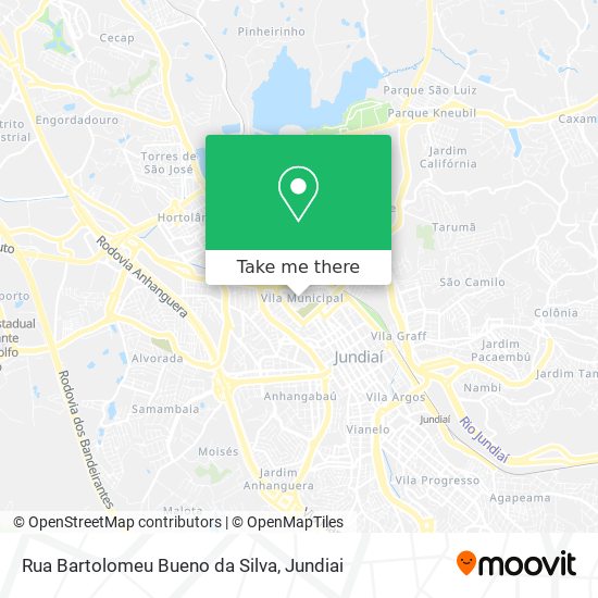 Rua Bartolomeu Bueno da Silva map