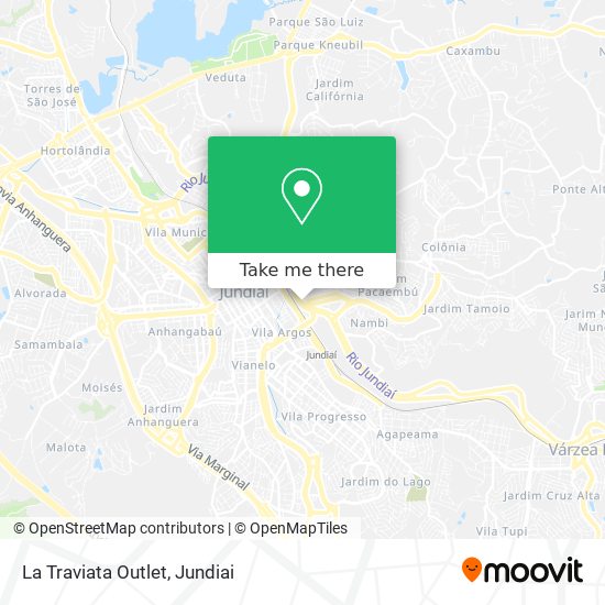 La Traviata Outlet map