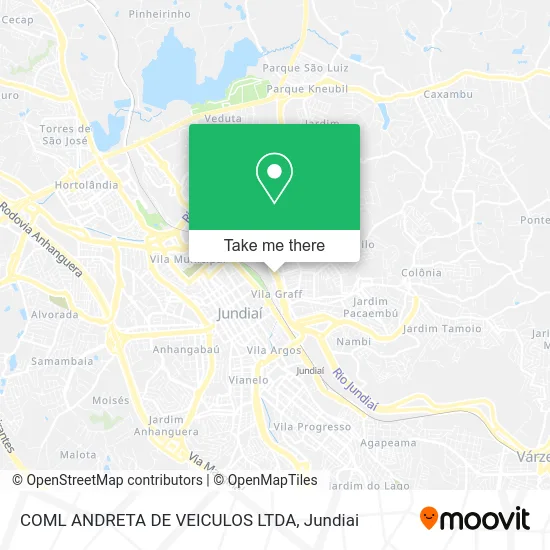 COML ANDRETA DE VEICULOS LTDA map
