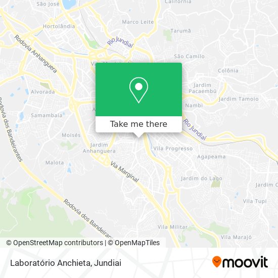 Laboratório Anchieta map