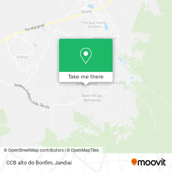 CCB alto do Bonfim map