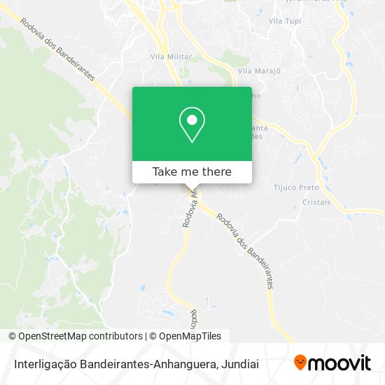 Interligação Bandeirantes-Anhanguera map