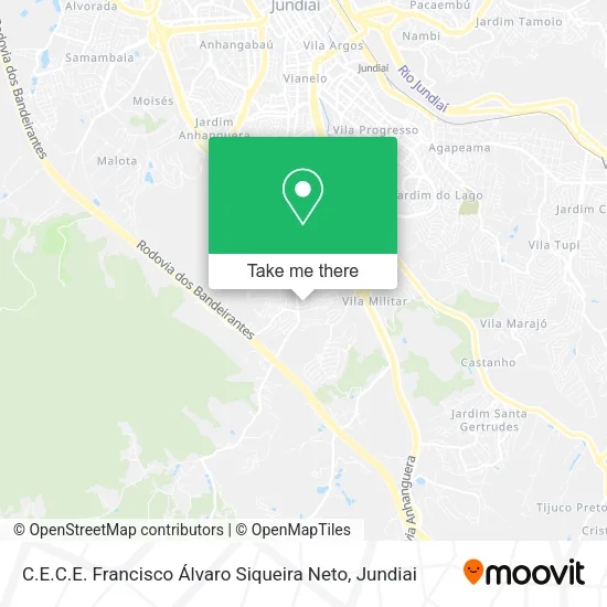 Mapa C.E.C.E. Francisco Álvaro Siqueira Neto