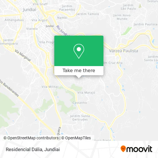 Residencial Dália map