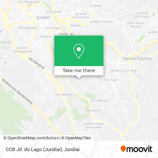 CCB Jd. do Lago (Jundiaí) map