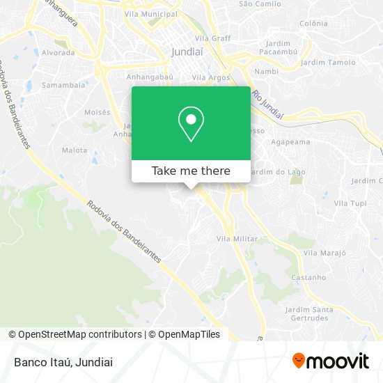 Banco Itaú map