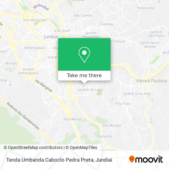 Tenda Umbanda Caboclo Pedra Preta map