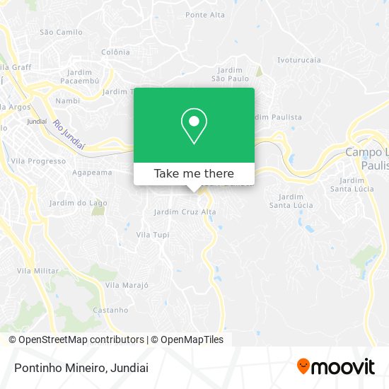 Pontinho Mineiro map