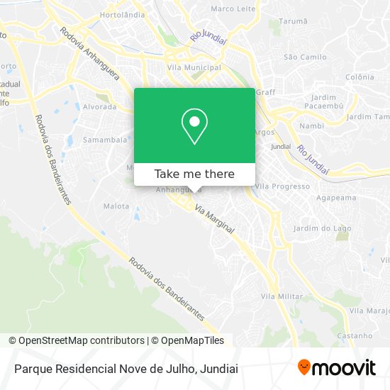 Parque Residencial Nove de Julho map