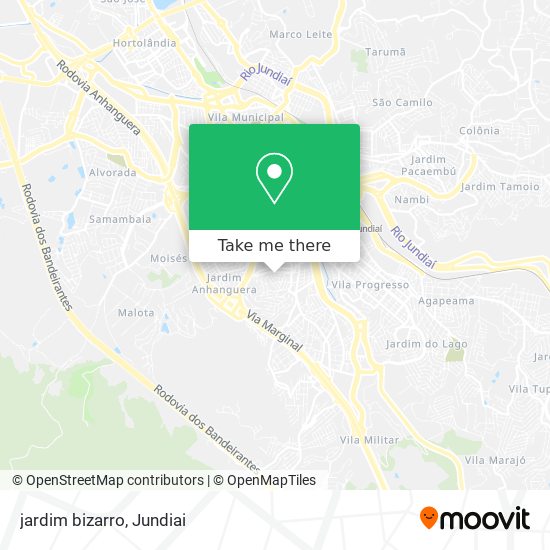 Mapa jardim bizarro