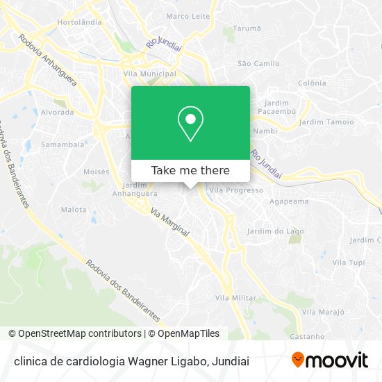 clinica de cardiologia Wagner Ligabo map