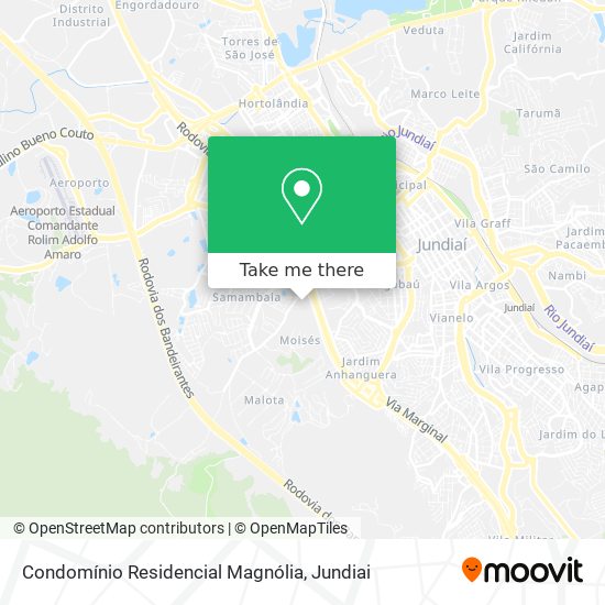 Condomínio Residencial Magnólia map