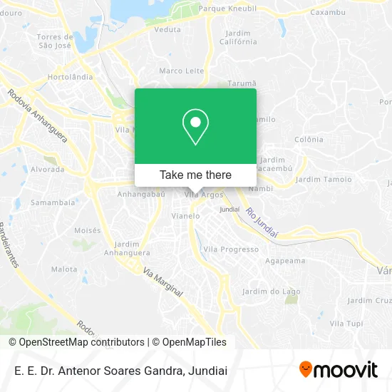 E. E. Dr. Antenor Soares Gandra map