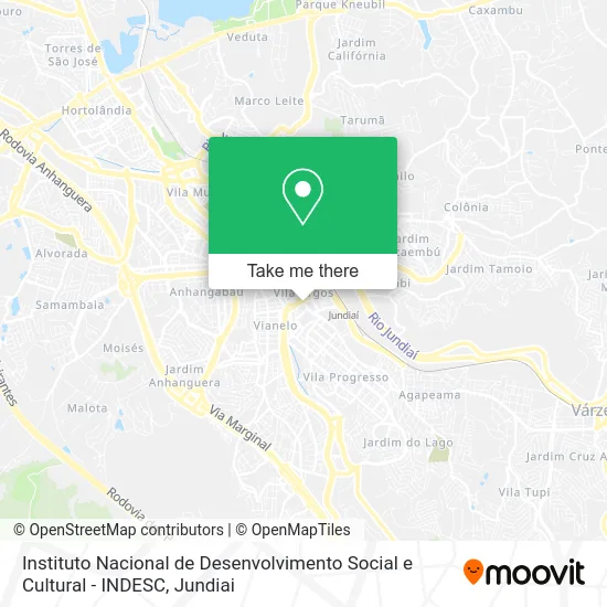 Instituto Nacional de Desenvolvimento Social e Cultural - INDESC map