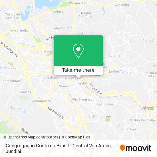 Congregação Cristã no Brasil - Central Vila Arens map