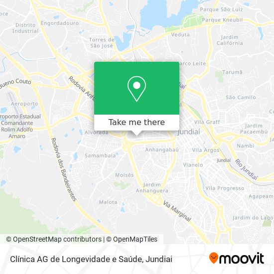 Clínica AG de Longevidade e Saúde map