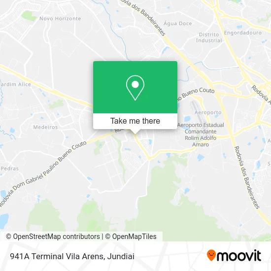 941A Terminal Vila Arens map