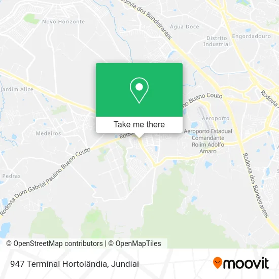 947 Terminal Hortolândia map
