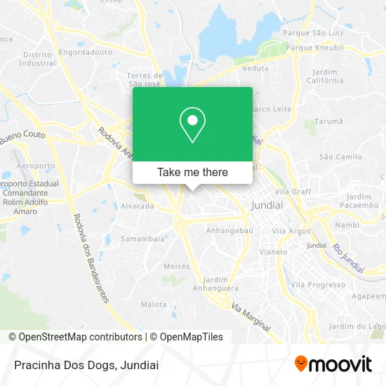 Pracinha Dos Dogs map