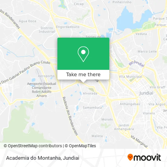 Academia do Montanha map