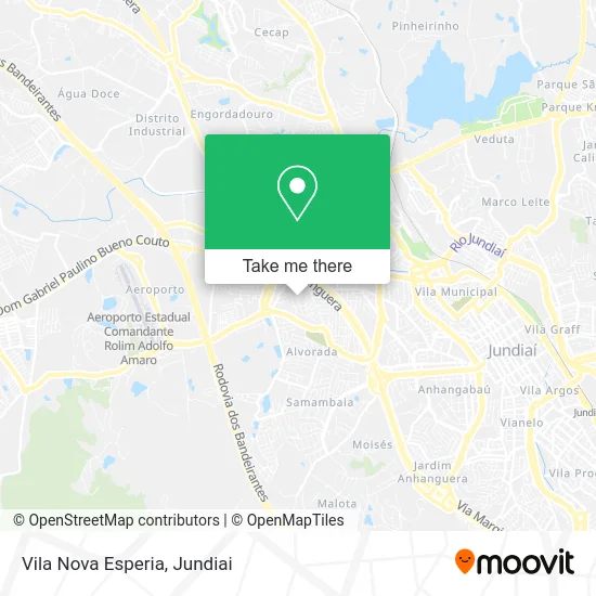 Vila Nova Esperia map