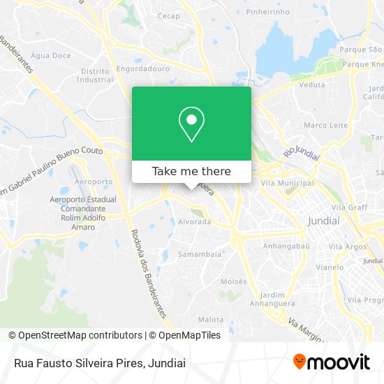 Mapa Rua Fausto Silveira Pires