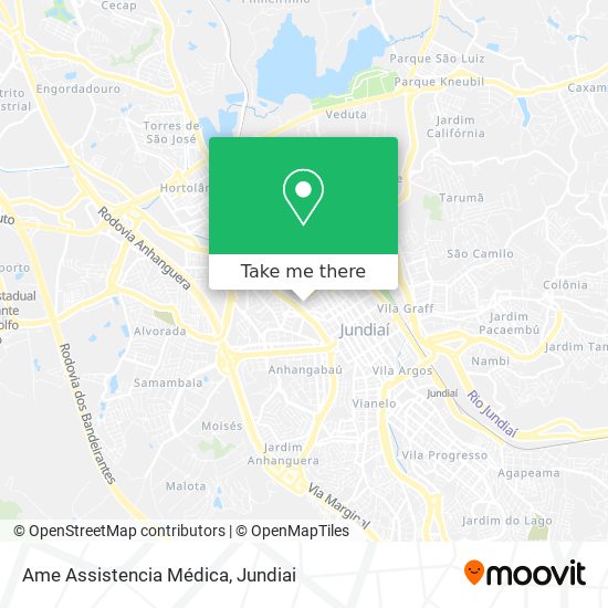 Ame Assistencia Médica map