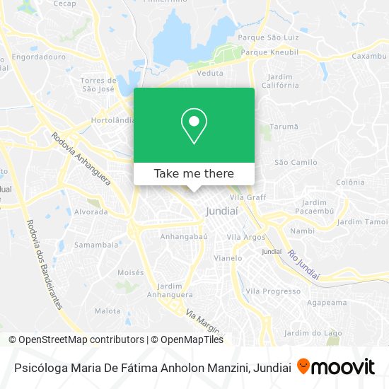 Psicóloga Maria De Fátima Anholon Manzini map