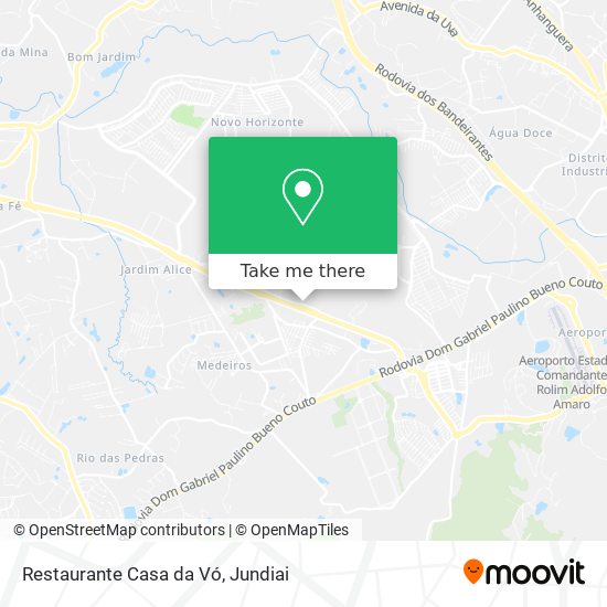 Mapa Restaurante Casa da Vó