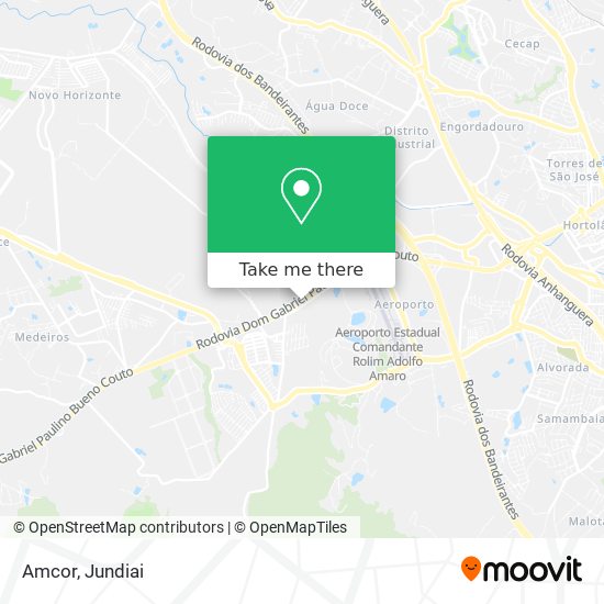 Amcor map