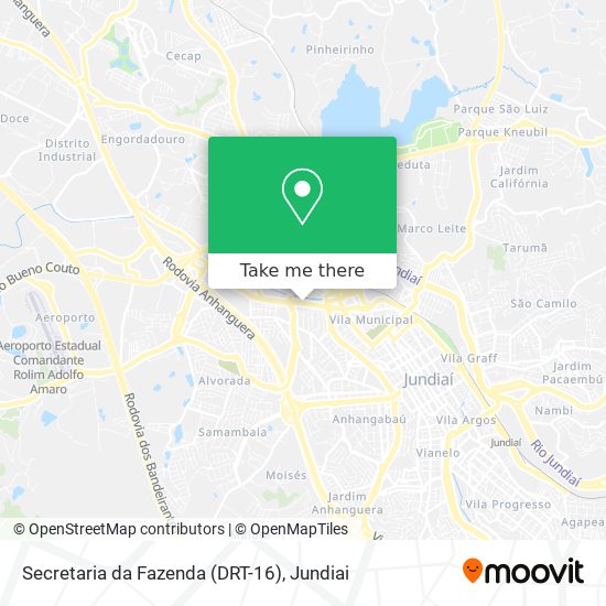 Secretaria da Fazenda (DRT-16) map