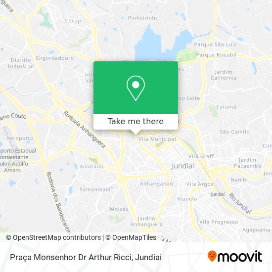 Praça Monsenhor Dr Arthur Ricci map