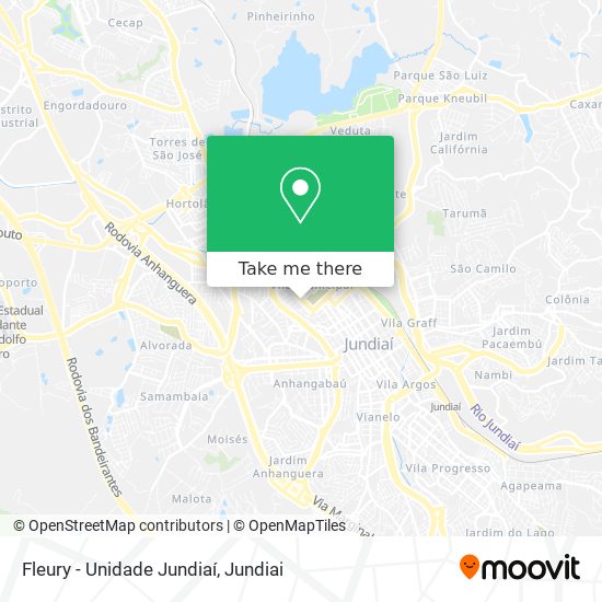 Fleury - Unidade Jundiaí map