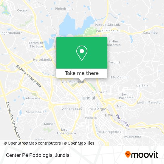 Center Pé Podologia map