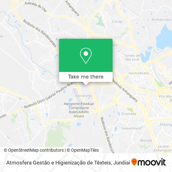 Atmosfera Gestão e Higienização de Têxteis map