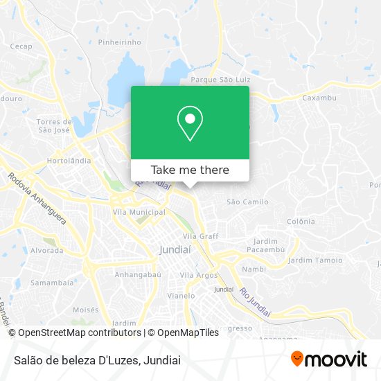 Salão de beleza D'Luzes map