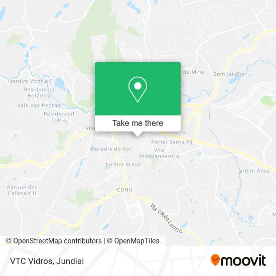 VTC Vidros map