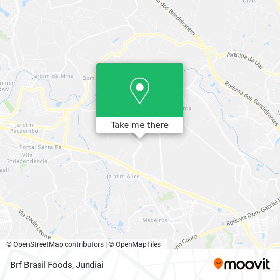 Brf Brasil Foods map