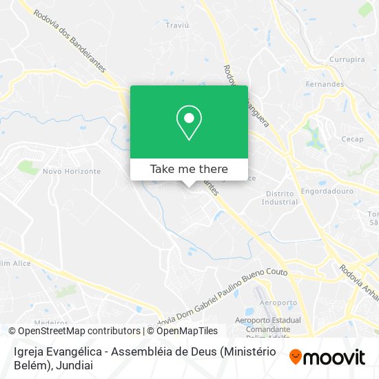 Mapa Igreja Evangélica - Assembléia de Deus (Ministério Belém)