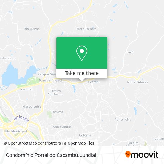 Condomínio Portal do Caxambú map