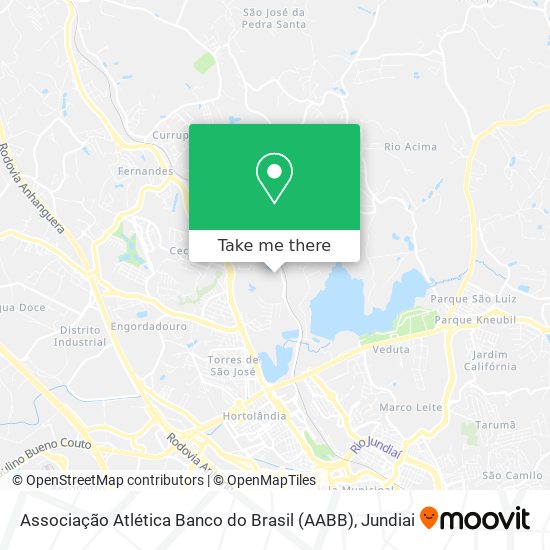 Associação Atlética Banco do Brasil (AABB) map
