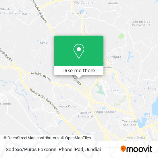 Sodexo / Puras Foxconn iPhone iPad map