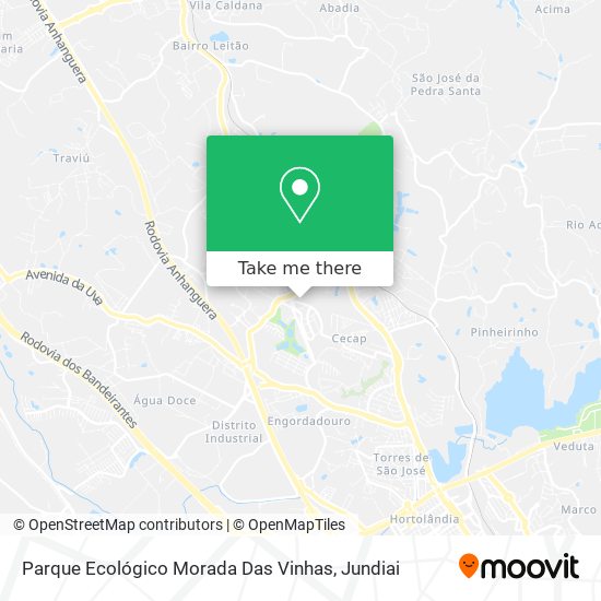 Parque Ecológico Morada Das Vinhas map