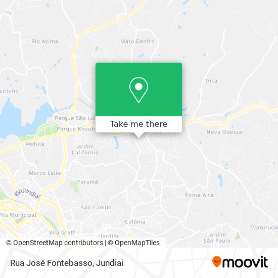 Rua José Fontebasso map
