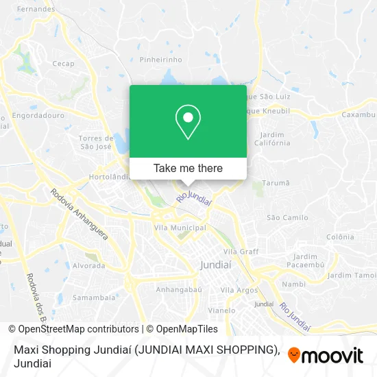 Maxi Shopping Jundiaí (JUNDIAI MAXI SHOPPING) map