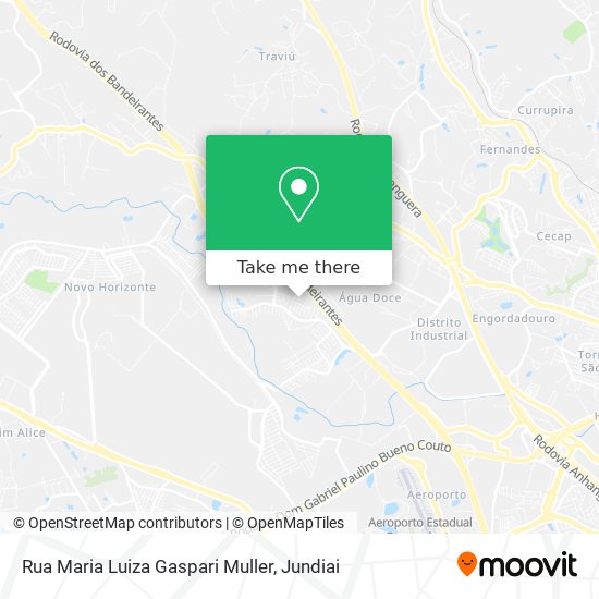 Rua Maria Luiza Gaspari Muller map