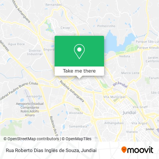 Rua Roberto Dias Inglês de Souza map