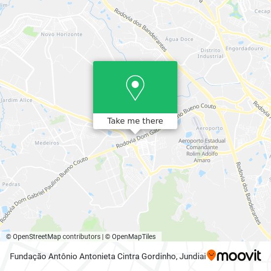 Fundação Antônio Antonieta Cintra Gordinho map
